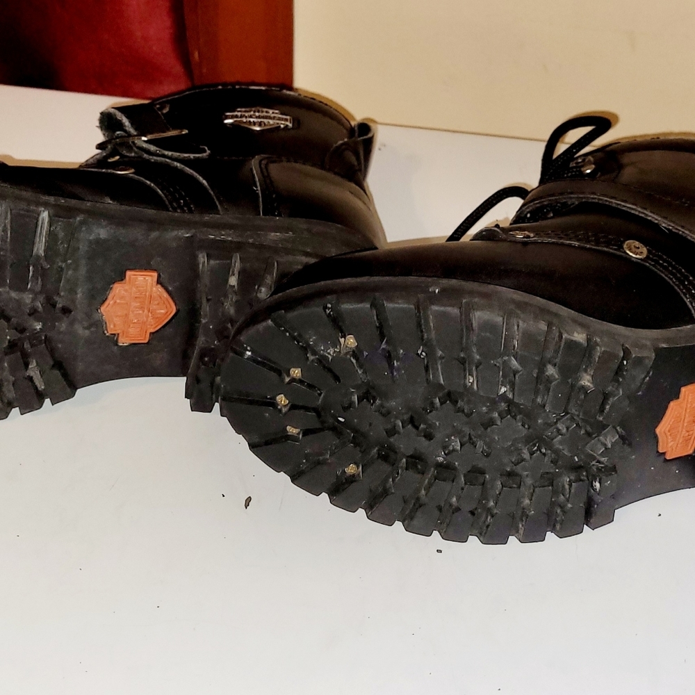 Harley-Davidson Black Combat Boots - Picture 7 of 9